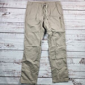 Vuori Ripstop Climber Pants Mens XXL V412 Khaki Tan Cargo Hiking Cotton Stretch
